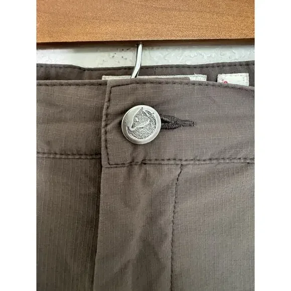 Fjallraven Pants High Coast Hike Trousers Men 36 x 32 Green Khaki Mountain Gorp